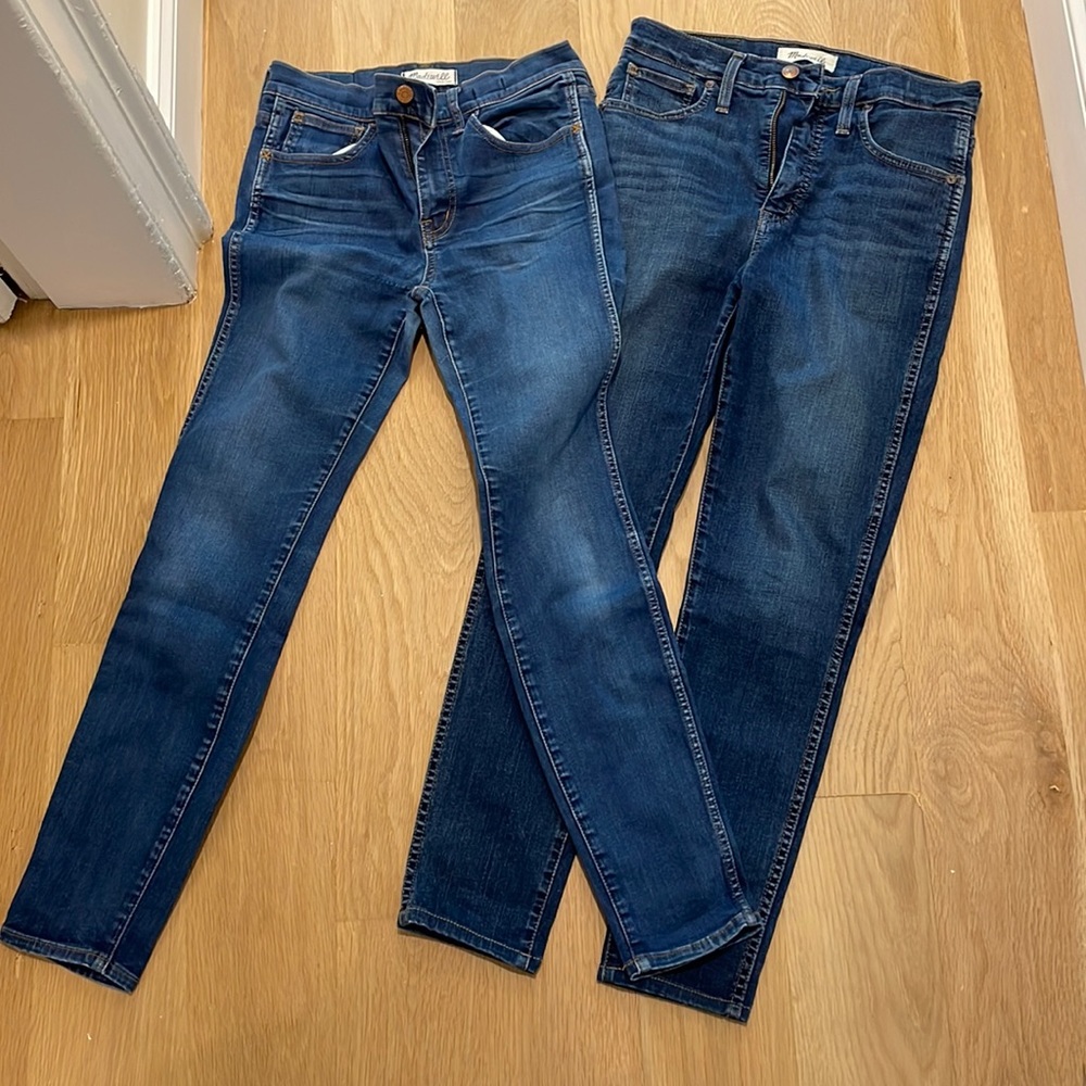 MADEWELL bundle. 2 pairs, skinny jeans size 27